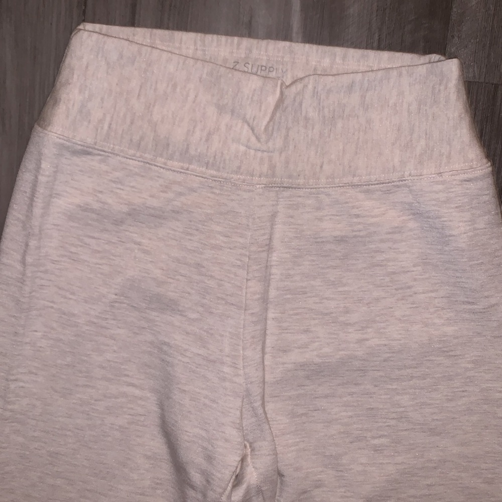 Z Supply Oatmeal Everyday Modal Flare Active Pants - Picture 3 of 5
